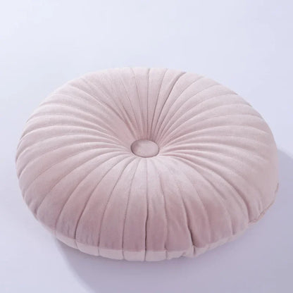Nora Pumpkin Pillow | Soft Velvet, Embroidered Design