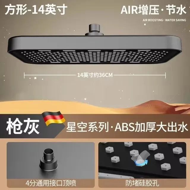 Nova Rain Shower Head | High Pressure, 360° Swivel