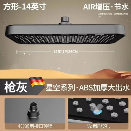 Nova Rain Shower Head | High Pressure, 360° Swivel