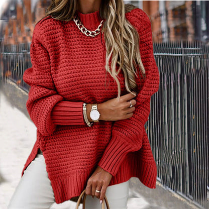 Oasis Knit Sweater | Oversized, High Neck