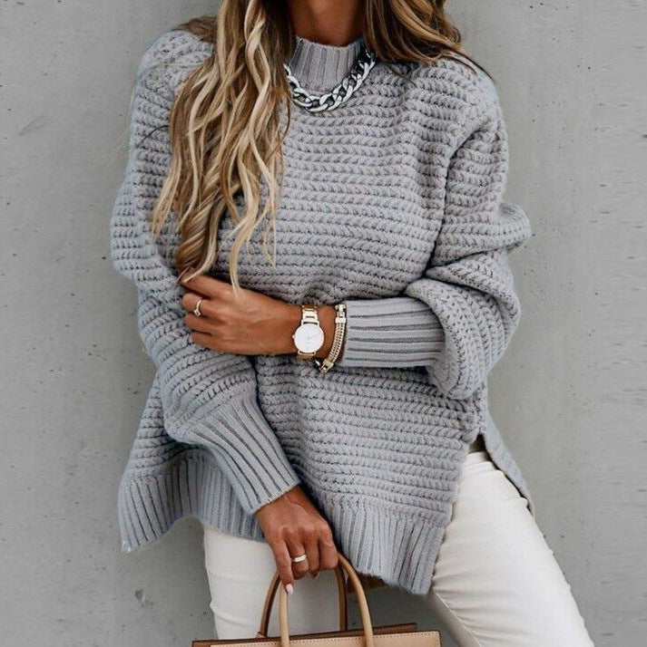Oasis Knit Sweater | Oversized, High Neck