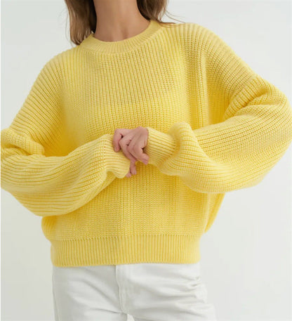 Oasis Knit Sweater | Oversized, Ribbed Design