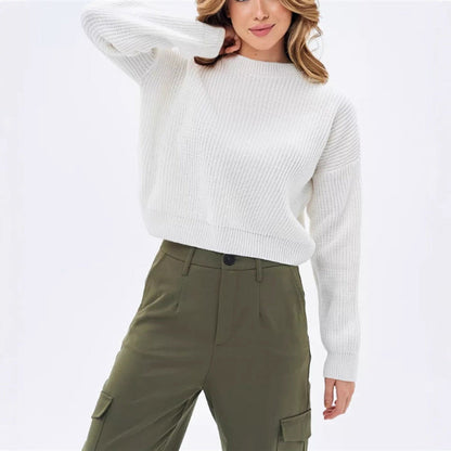 Oasis Knit Sweater | Oversized, Ribbed Design
