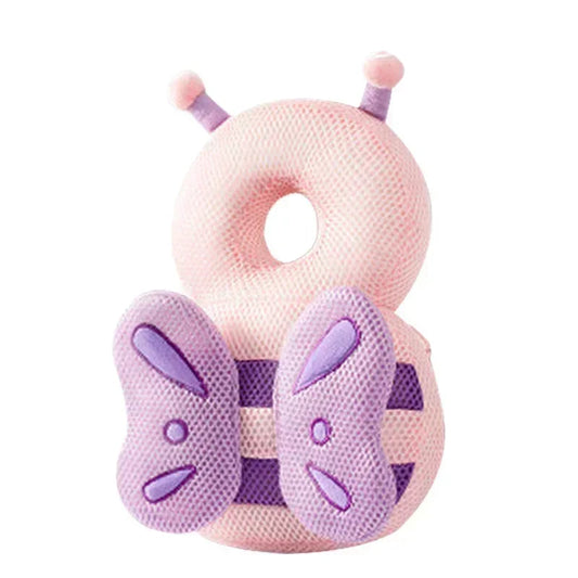 Baby Protection Pillow – Cute Anti-Fall Helmet in 3D Tencel and PP Cotton – Safety and Comfort 33 x 19 cm