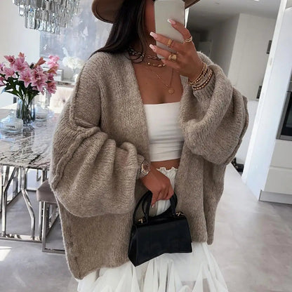 Oriana Cardigan | Chunky Knit, Oversized Fit