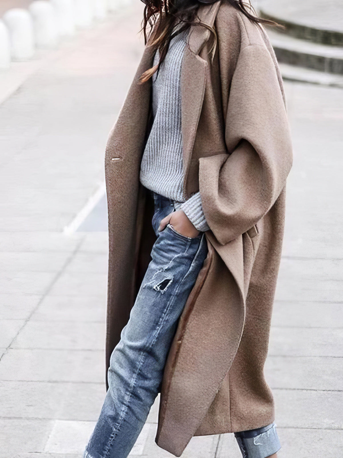 Oriana Winter Coat | Oversized Wool Blend