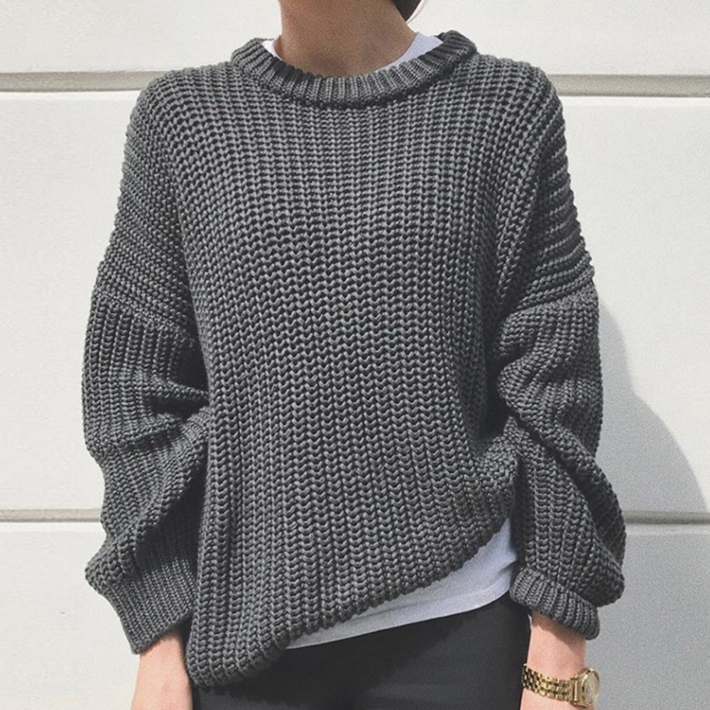 Oriana Women's Sweater | Boxy Ribbed Knit, Cozy Fit