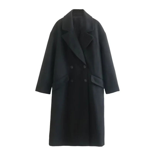 Oriana Women's Trench Coat | Double Breasted, Medium-Weight Polyester