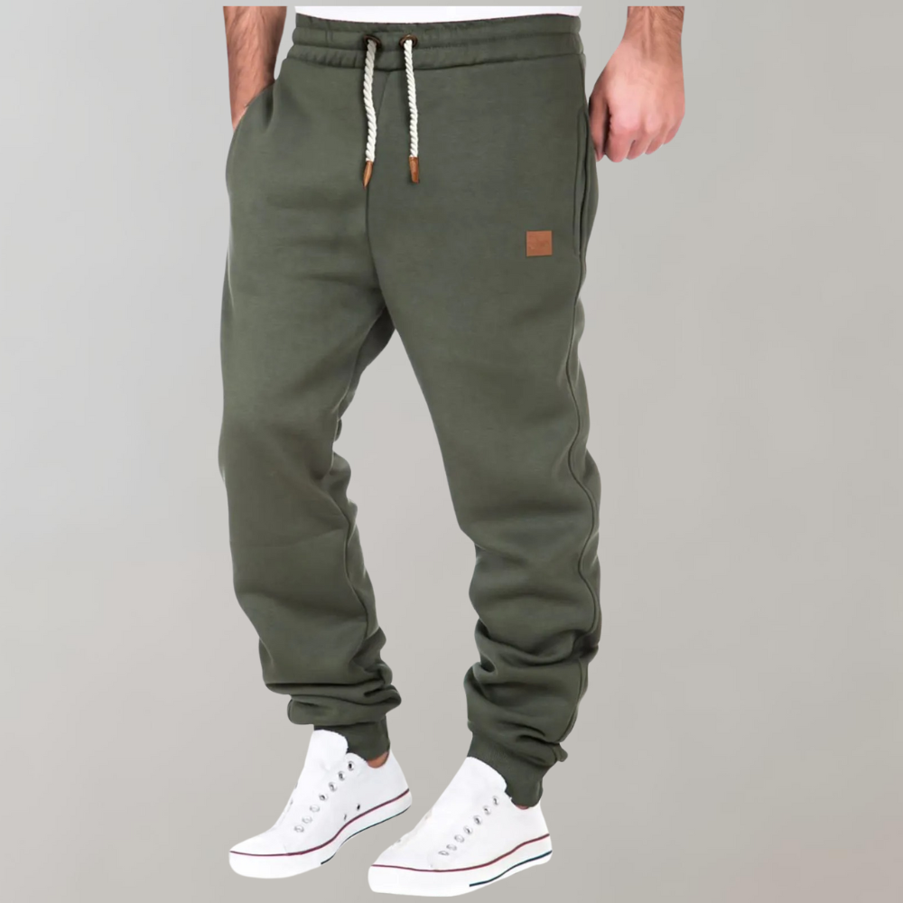 Pantalon de jogging pour homme en coton doux avec taille réglable – Confort et style actif, disponible en plusieurs tailles et couleurs