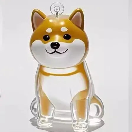 Transparent Resin Pendant with Dog Hair – Elegant and Compact Keychain and Bag Charm