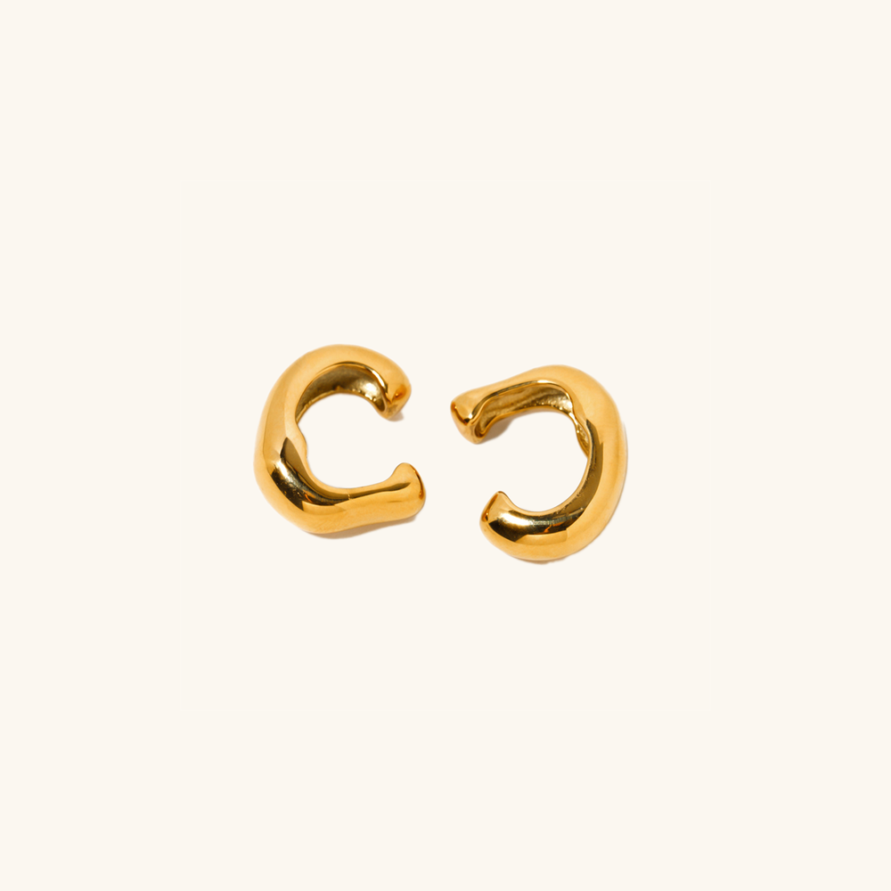 Boucles d'oreilles pour femmes en or 18 carats pendantes en acier inoxydable hypoallergénique