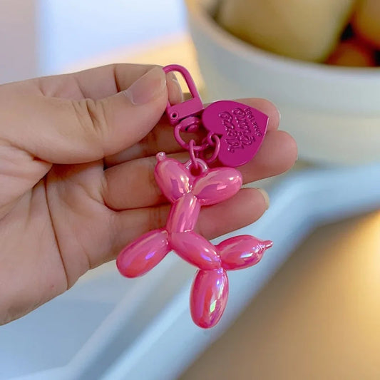 Resin Keychain Colorful Balloon Dog – Fun Accessory for Keys, Bags, and Phone