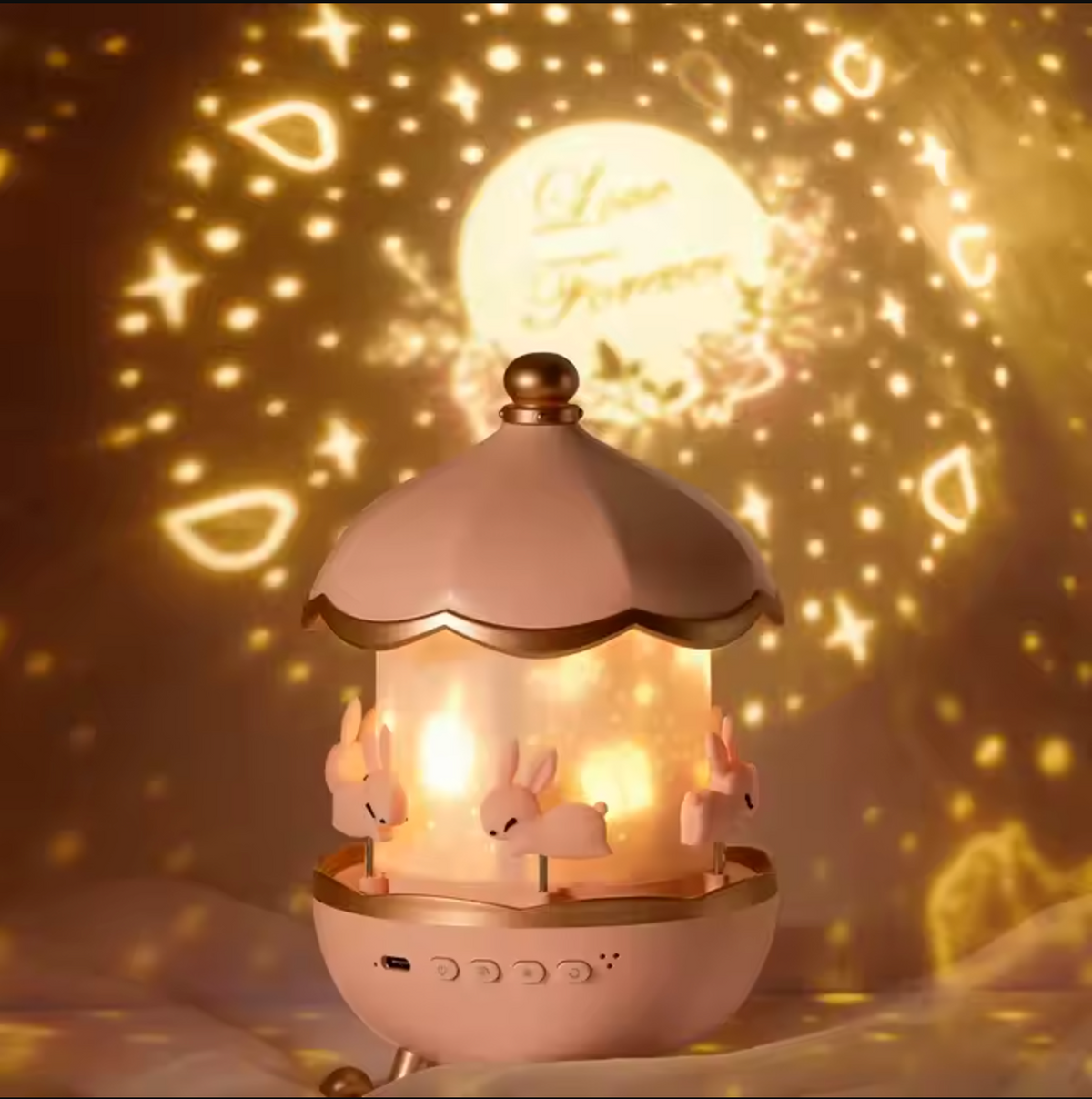 Projecteur de nuit amélioré avec 12 thèmes et connexion Bluetooth – Lumière apaisante pour enfants
