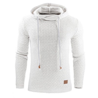 Sweat à capuche texturé pour hommes – Confort et style décontracté