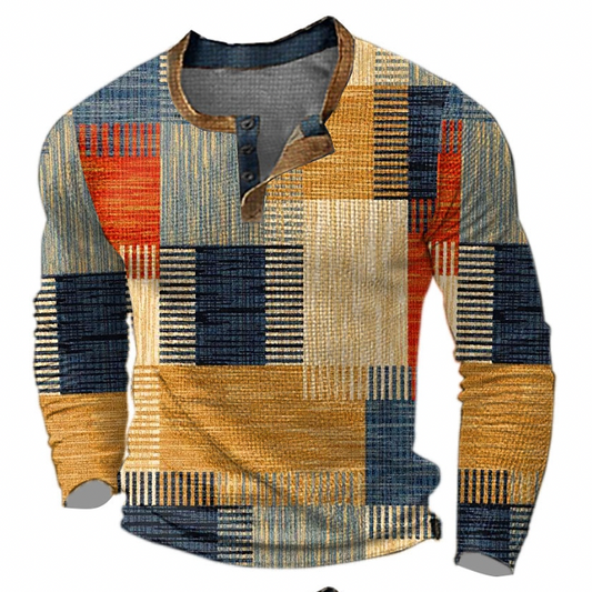 Patterned Sweater for Men – Comfort and Elegance for Casual Outfits