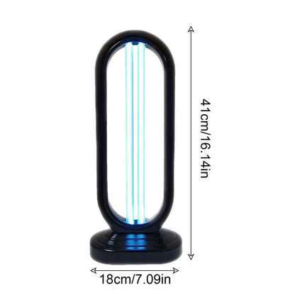 Purificateur d'air UV élégant avec fonction lampe – Purification efficace pour des espaces de vie sains, design compact et silencieux