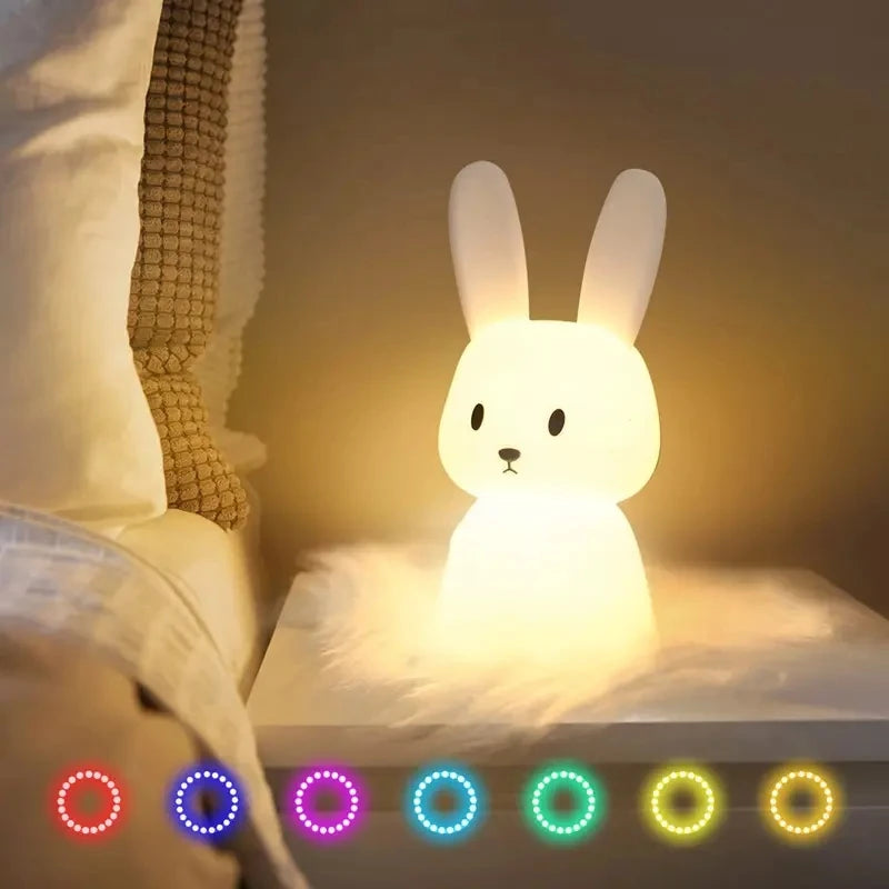 Rabbie Night Light | LED, Touch Sensor, Color Changing