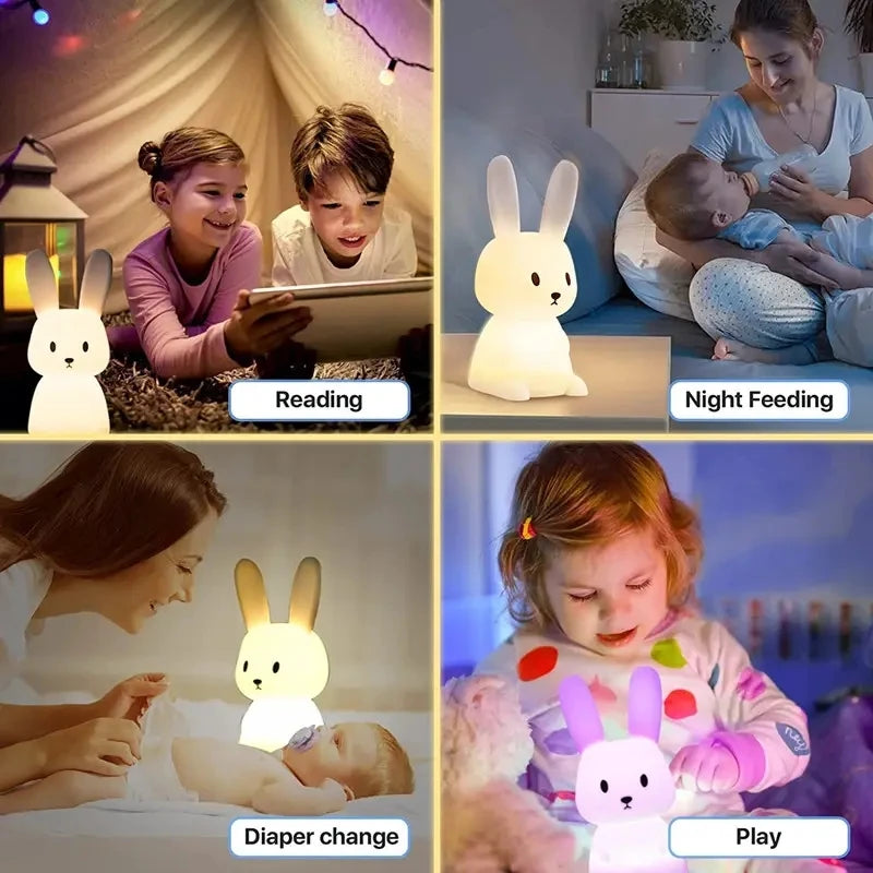 Rabbie Night Light | LED, Touch Sensor, Color Changing