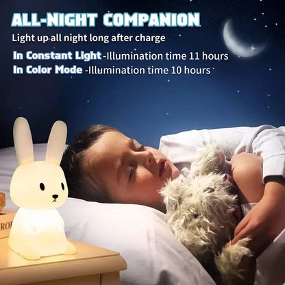 Rabbie Night Light | LED, Touch Sensor, Color Changing