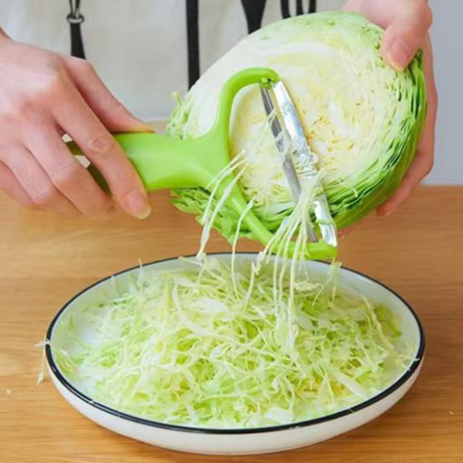 Stainless Steel Vegetable Grater – Ergonomic Slicer for Salads
