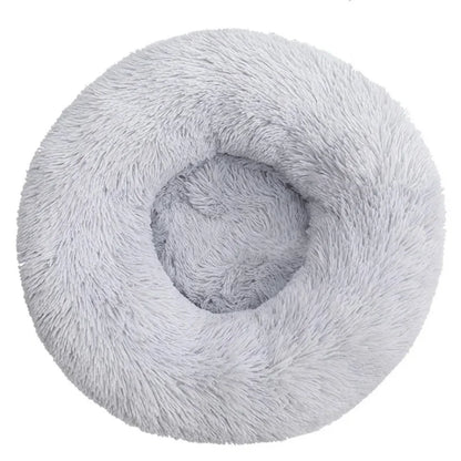 Niche ronde en peluche pour animaux de grande taille – Maison douce et chaude pour chien