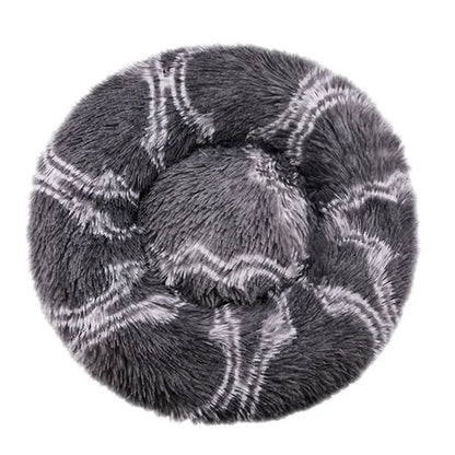 Niche ronde en peluche pour animaux de grande taille – Maison douce et chaude pour chien