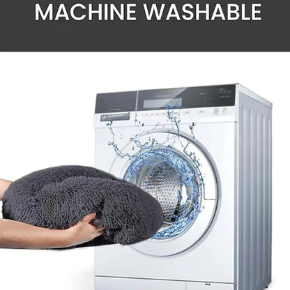 Niche ronde en peluche pour animaux de grande taille – Maison douce et chaude pour chien