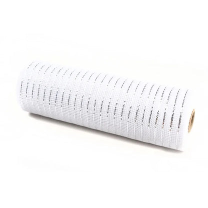 Christmas Tulle Ribbon for Tree Decoration – 26 cm Plastic Mesh Roll