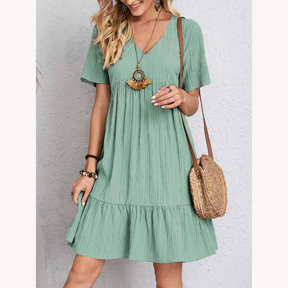 Robe longue élégante pour femmes Mabel à manches longues et coupe épurée – Élégance intemporelle pour toutes les occasions
