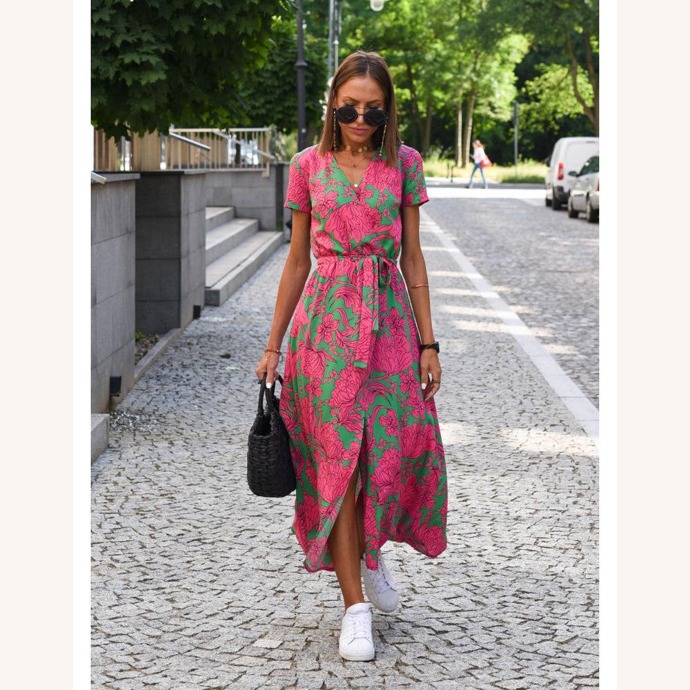Variant image for Robe Longue Femme Élégante en Tissu Doux et Respirant – Confort Optimal pour Toutes Occasions-6