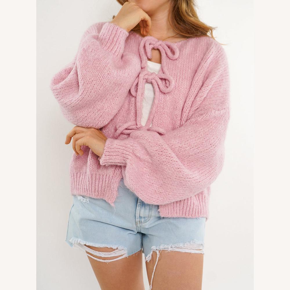 Gilet sans manches pour femme en polyester doux – Rose vif, style décontracté avec détails ludiques