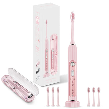 Brosse à dents électrique sonique SUBORT S7 avec minuteur intelligent et étanchéité IPX7 – 5 modes, têtes DuPont remplaçables