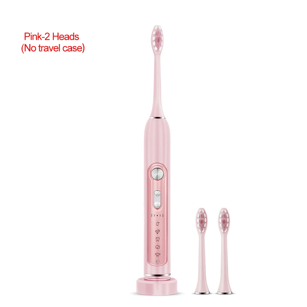 Brosse à dents électrique sonique SUBORT S7 avec minuteur intelligent et étanchéité IPX7 – 5 modes, têtes DuPont remplaçables