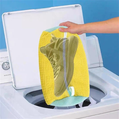 Washing Bag for Shoes in Polyester Nylon with Zipper Closure – Lightweight and Durable, Ideal for Travel and Maintenance
