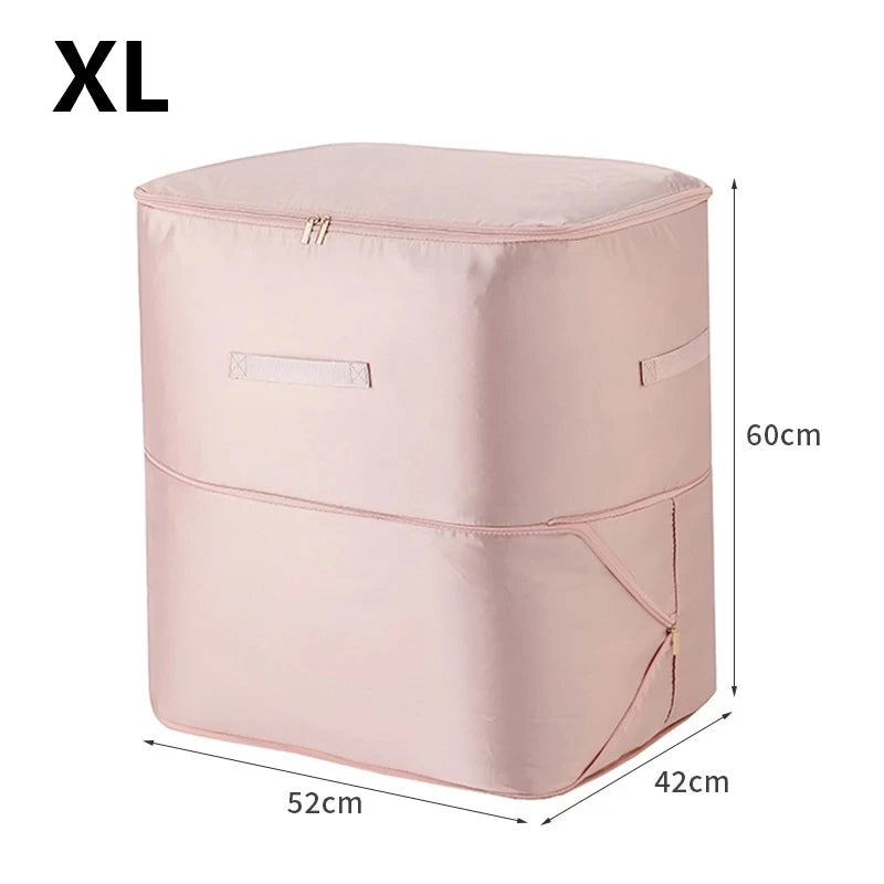 Sac de rangement compressible grande capacité en nylon résistant à l'humidité pour vêtements et couettes – 54x42 cm et 54x42x30 cm