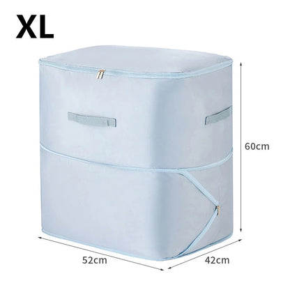 Sac de rangement compressible grande capacité en nylon résistant à l'humidité pour vêtements et couettes – 54x42 cm et 54x42x30 cm