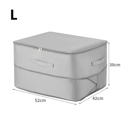 Sac de rangement compressible grande capacité en nylon résistant à l'humidité pour vêtements et couettes – 54x42 cm et 54x42x30 cm