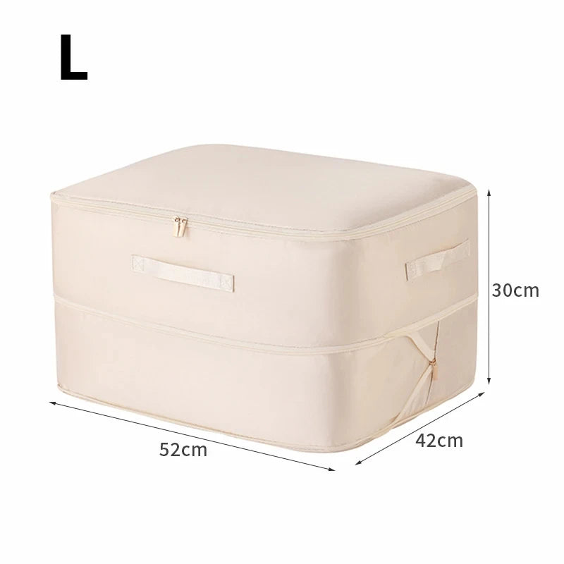 Sac de rangement compressible grande capacité en nylon résistant à l'humidité pour vêtements et couettes – 54x42 cm et 54x42x30 cm