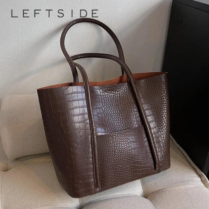 Sac à main Croco pour femmes - Élégant et pratique, dimensions 38x28x13 cm, intérieur spacieux et compartiments organisés