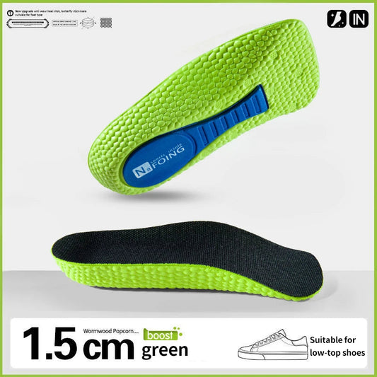 Memory Foam Insoles with Arch Support – Height Increase from 1 to 3 cm