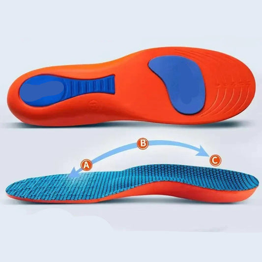 Orthopedic Sports Insoles with Arch Support – Shock Absorption and Breathable Material, For Women