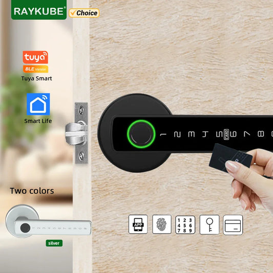 Smart Door Lock with Fingerprint, Bluetooth Unlocking, and App – Model M5