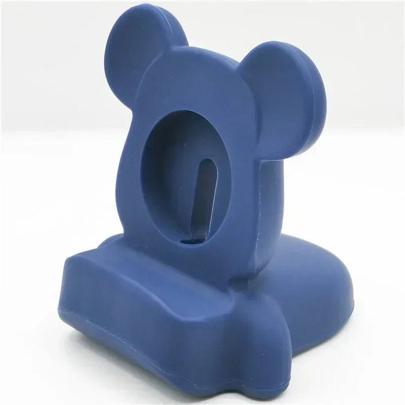 Support de charge en silicone pour montre Apple série 10-4 – Compatible avec les modèles de 40 mm à 46 mm
