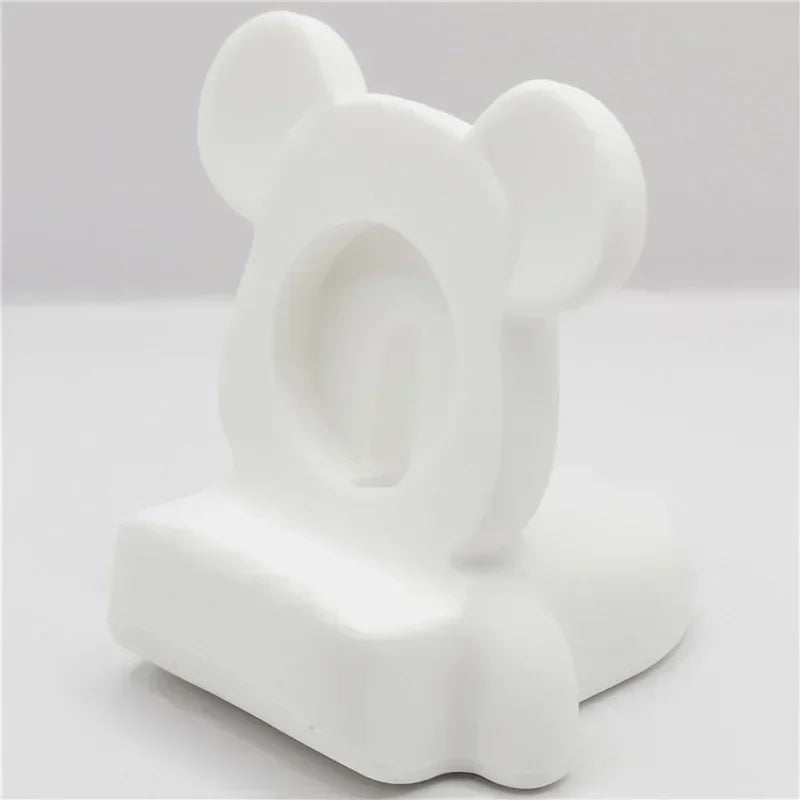 Support de charge en silicone pour montre Apple série 10-4 – Compatible avec les modèles de 40 mm à 46 mm
