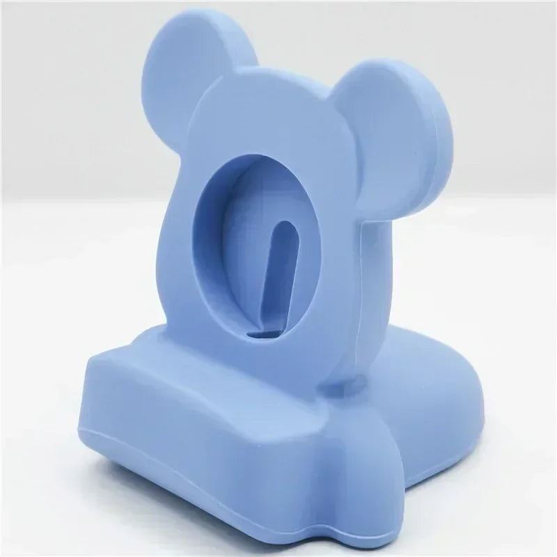 Support de charge en silicone pour montre Apple série 10-4 – Compatible avec les modèles de 40 mm à 46 mm