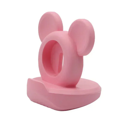 Support de charge en silicone pour montre Apple série 10-4 – Compatible avec les modèles de 40 mm à 46 mm