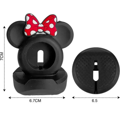 Support de charge en silicone pour montre Apple série 10-4 – Compatible avec les modèles de 40 mm à 46 mm