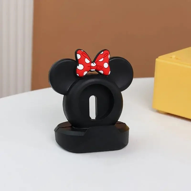 Support de charge en silicone pour montre Apple série 10-4 – Compatible avec les modèles de 40 mm à 46 mm