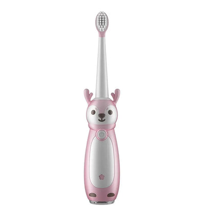 Brosse à dents électrique sonore pour enfants – Étanche IPX7, rechargeable avec trois têtes de brosse originales