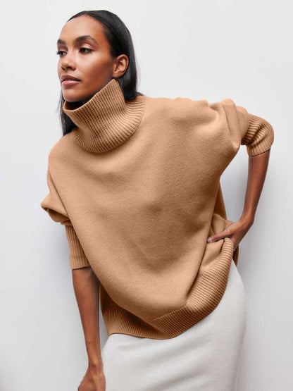 Sora Turtleneck Sweater | Cozy Oversized Pullover